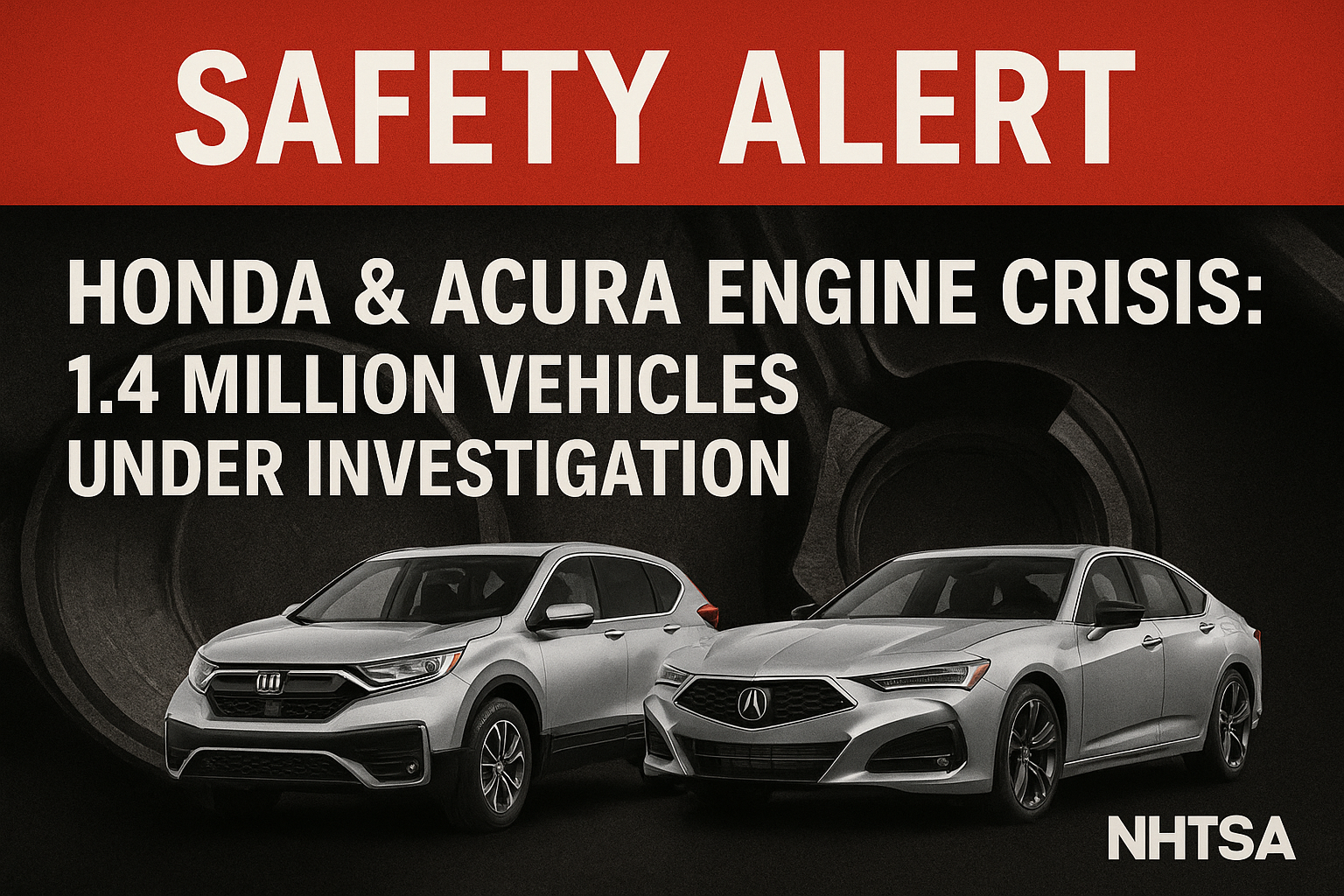 Honda & Acura Engine Crisis: 1.4 Million Vehicles Under Investigation - What Sonoma County Owners Need to Know