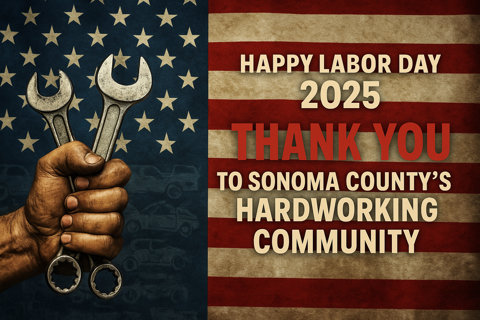 Happy Labor Day 2025: Thank You to Sonoma County's Hardworking Community